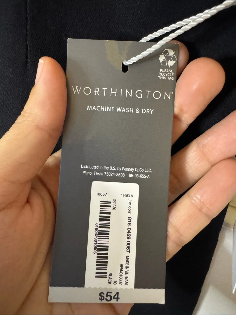 Worthington new tags